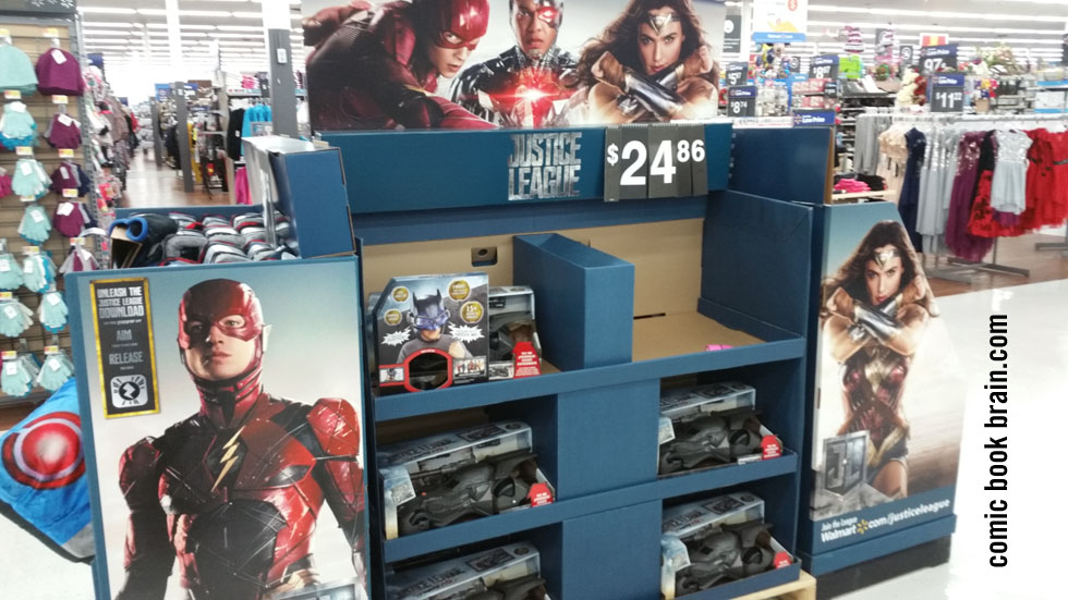 Justice League Movie selling in Walmart