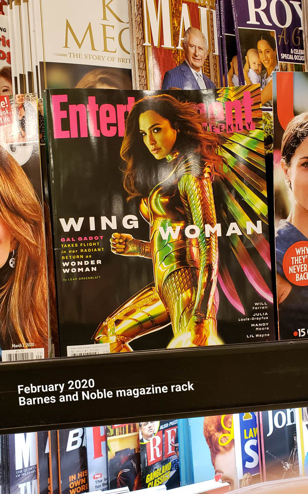 Gal Gadot Wonder Woman Wing Cover Entertainment