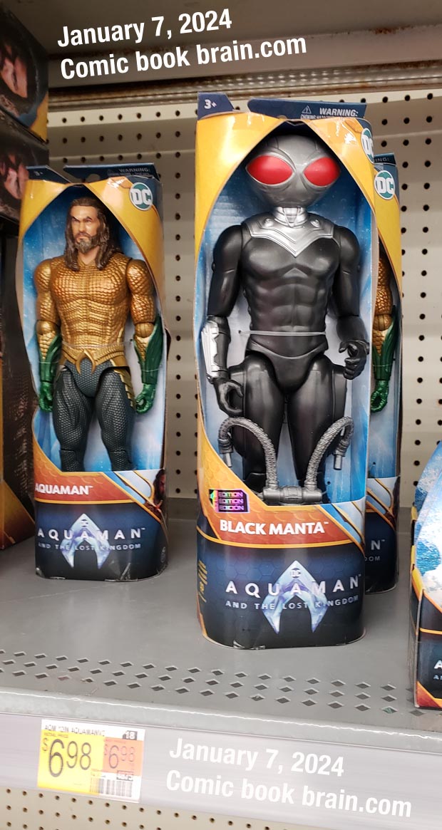 Aquaman and Black Manta Toys Walmart 2024 Aquaman and Black Manta Toys Walmart 2024
