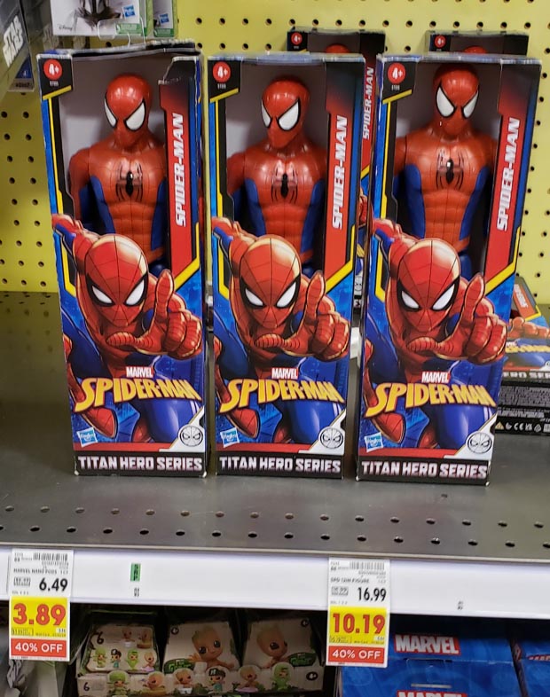 Titan hero Spider-Man Figure Walmart