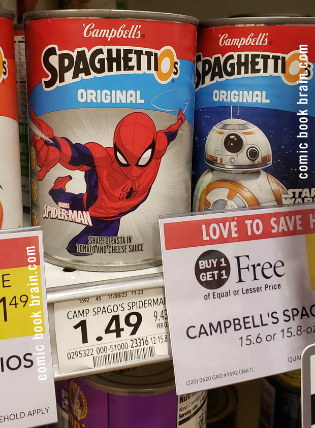 Spider-Man Campbells Spaghettios Spider-Man Campbells Spaghettios