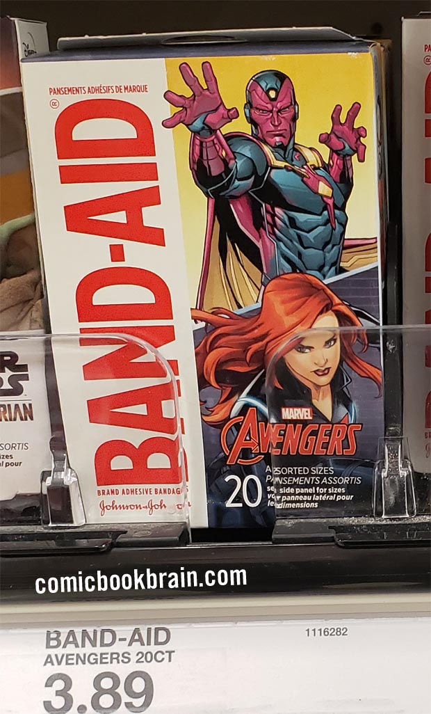 Avengers Band Aids with Vision and Black Widow Avengers Band Aids with Vision and Black Widow