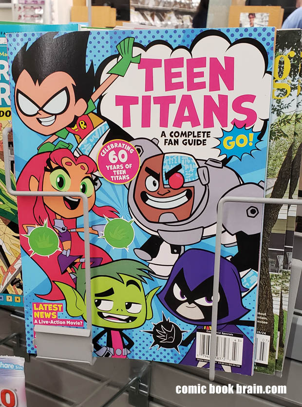 Teen Titans Fan Guide on the racks Teen Titans Fan Guide on the racks