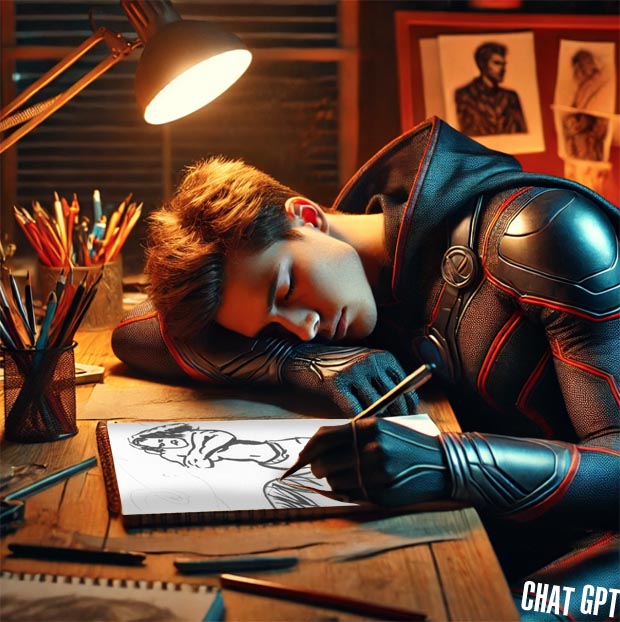 Auto sleep drawing