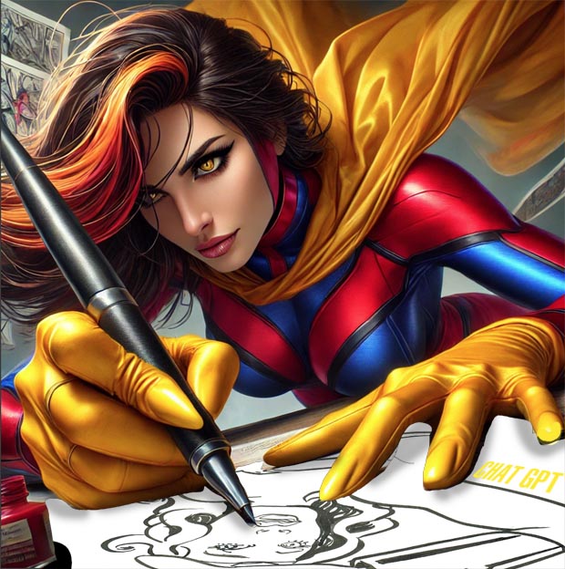 Drawing Superheroes