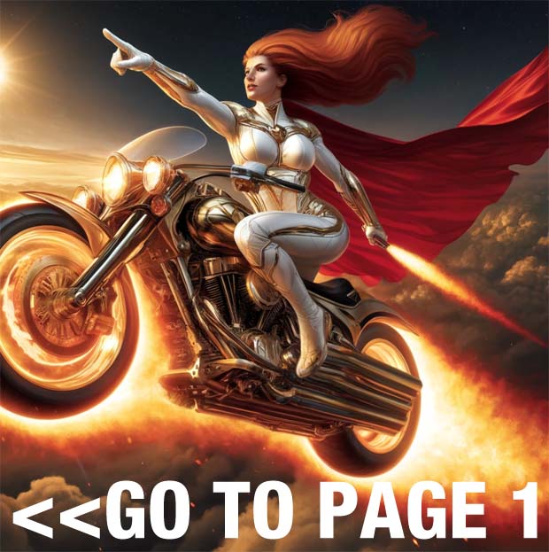 Go back to page 1 of Golden Motorcycles and Superhero Suits Go back to page 1 of Golden Motorcycles and Superhero Suits