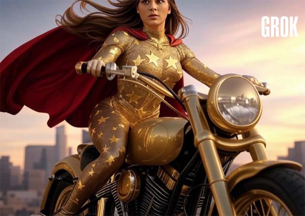 Gold star motorcycle woman #3 Gold star motorcycle woman #3