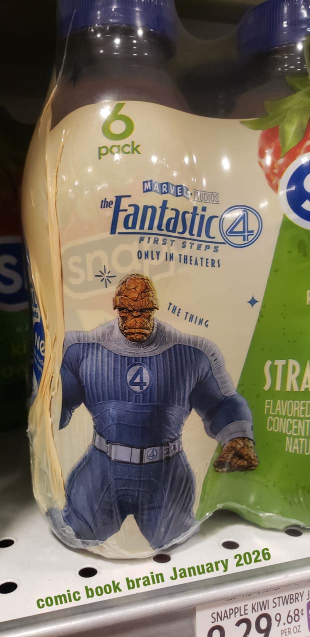 The Thing Fantastic Four Snapple Drink