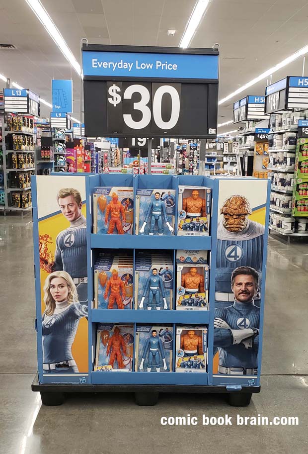 Walmart Display Fantastic Four