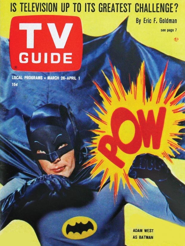 Adam West Batman - TV Guide Cover