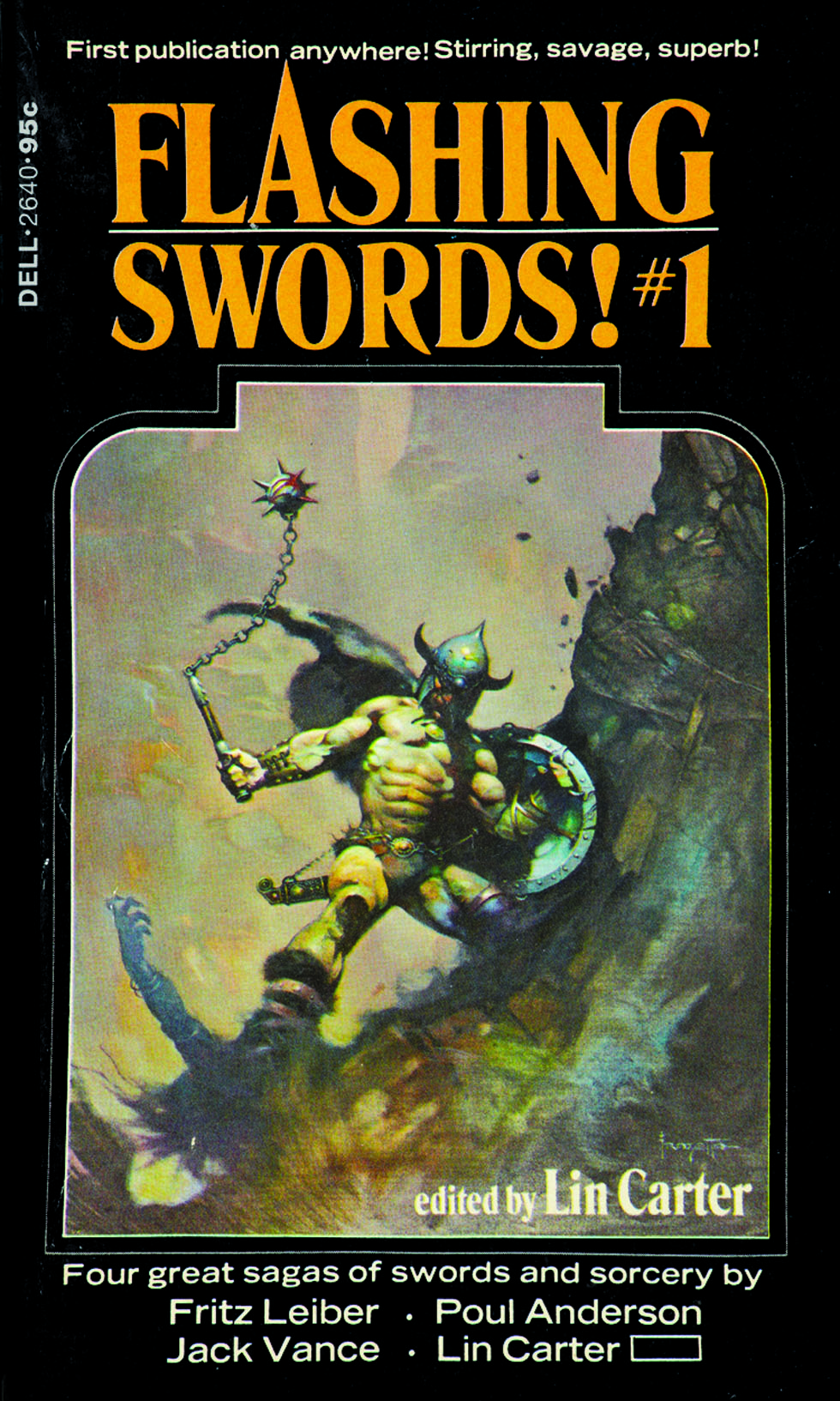 Flashing Swords by Frank Frazetta