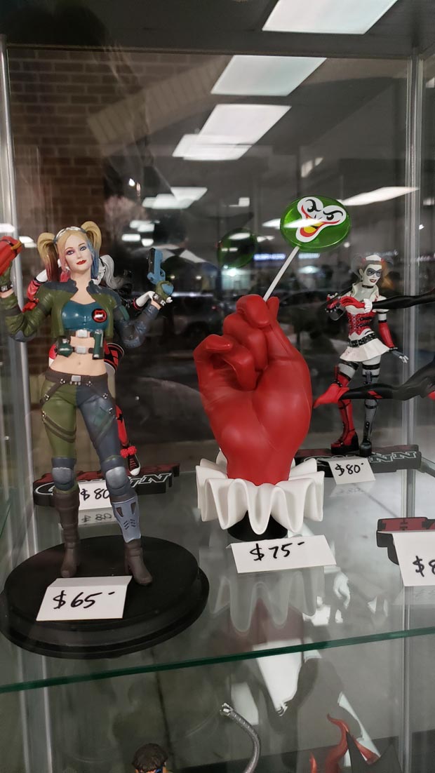 Harley Quinn Comic Book Store Display Case