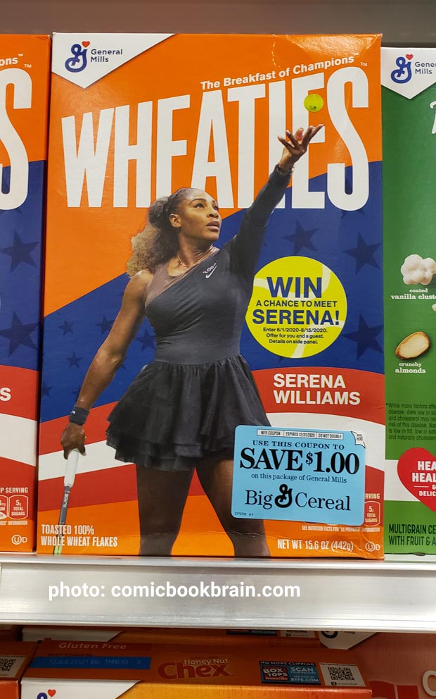 Wheaties Serena Williams not all superheroes wear capes