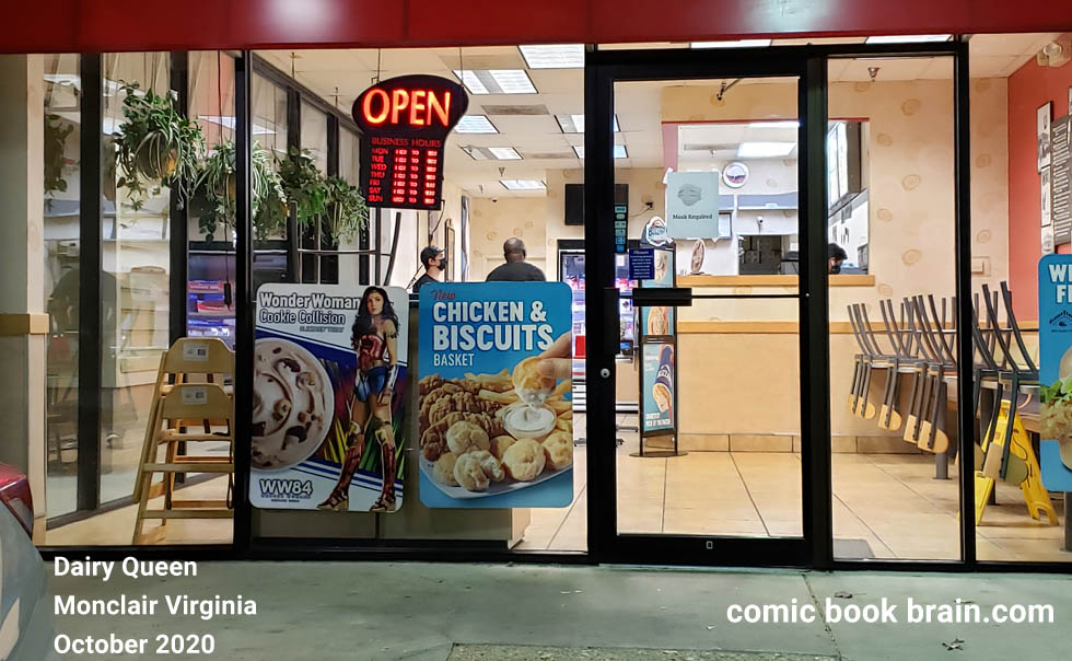 Wonder Woman Cookie Collision Dairy Queen