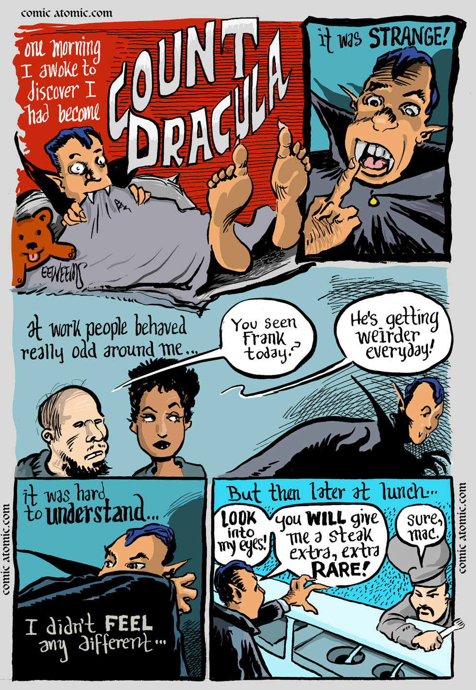 How I Become Count Dracula Page 1