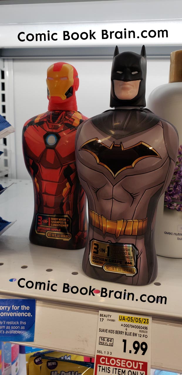 Iron Man and Batman Body Wash Shampoo three in one Iron Man and Batman Body Wash Shampoo three in one