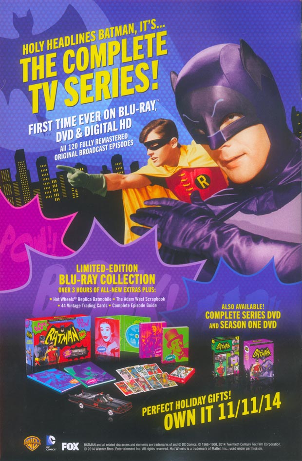 The Home Video Release Adam West Batman TV Show in 2014