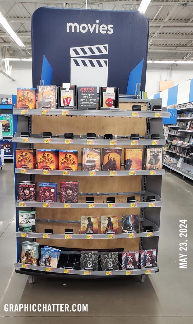 The Diminishing Movie Racks of Discount Stores The Diminishing Movie Racks of Discount Stores