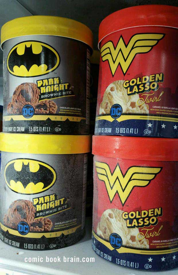 DC Brand Ice Cream Batman and Wonder Woman