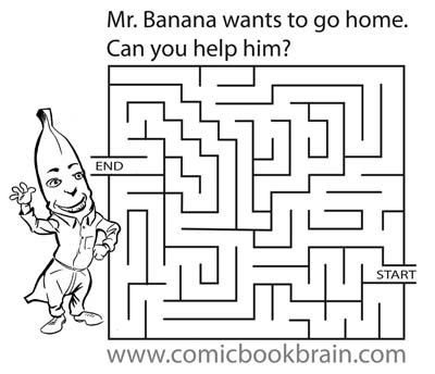Mr Banana Maze 4