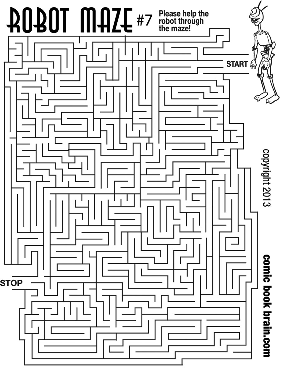 Robot Maze 7 for kis